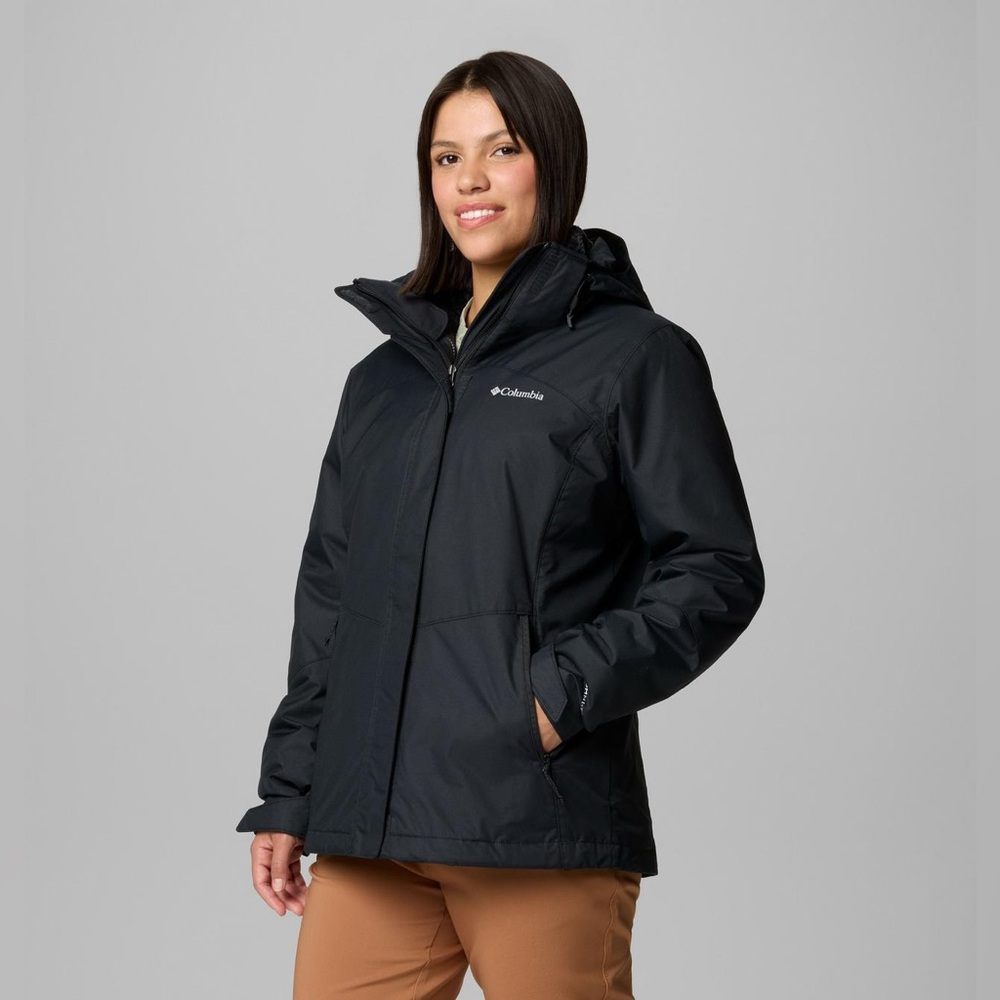 Columbia Interchange Omni-Tech Shell Jacket Rain Winter Layer Outdoor Snow - Picture 1 of 16